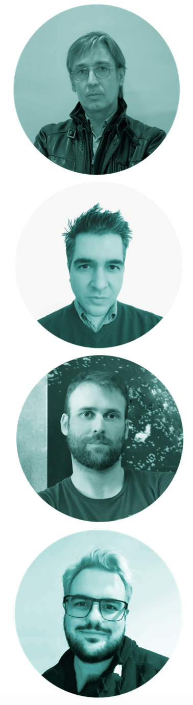 Retratos de Carlos Foradada-CArlos Narbaiza, J_Javier Luís Tello, Alfonso Burgos