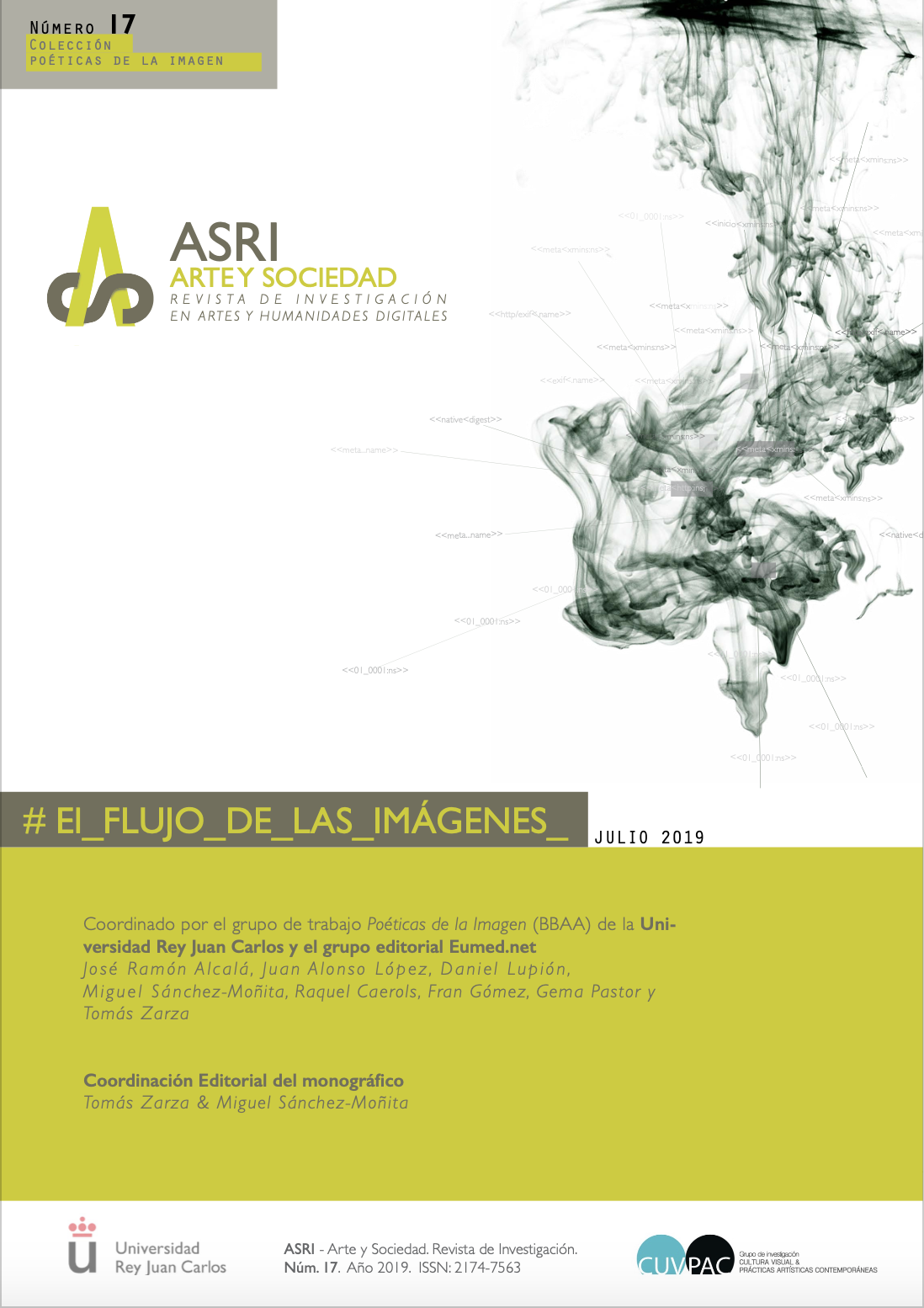 Portada del monográfico 17 El Flujo de las imágenes